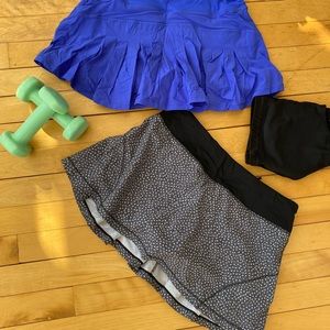 lululemon running skirt size 4 EUC BLUE SKIRT ONLY